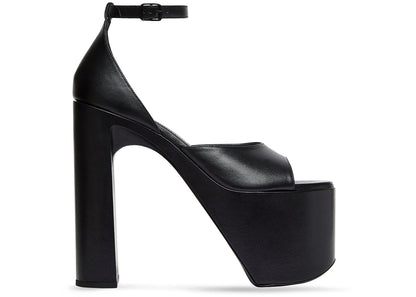 Balenciaga Camden 160Mm Sandals Black Leather (Women'S)