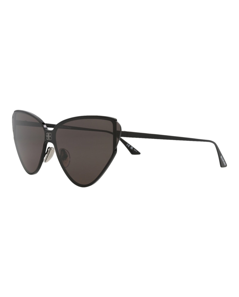 Balenciaga Cat Eye Sunglasses Black/Black/Grey (Bb0191S-30011959-001)