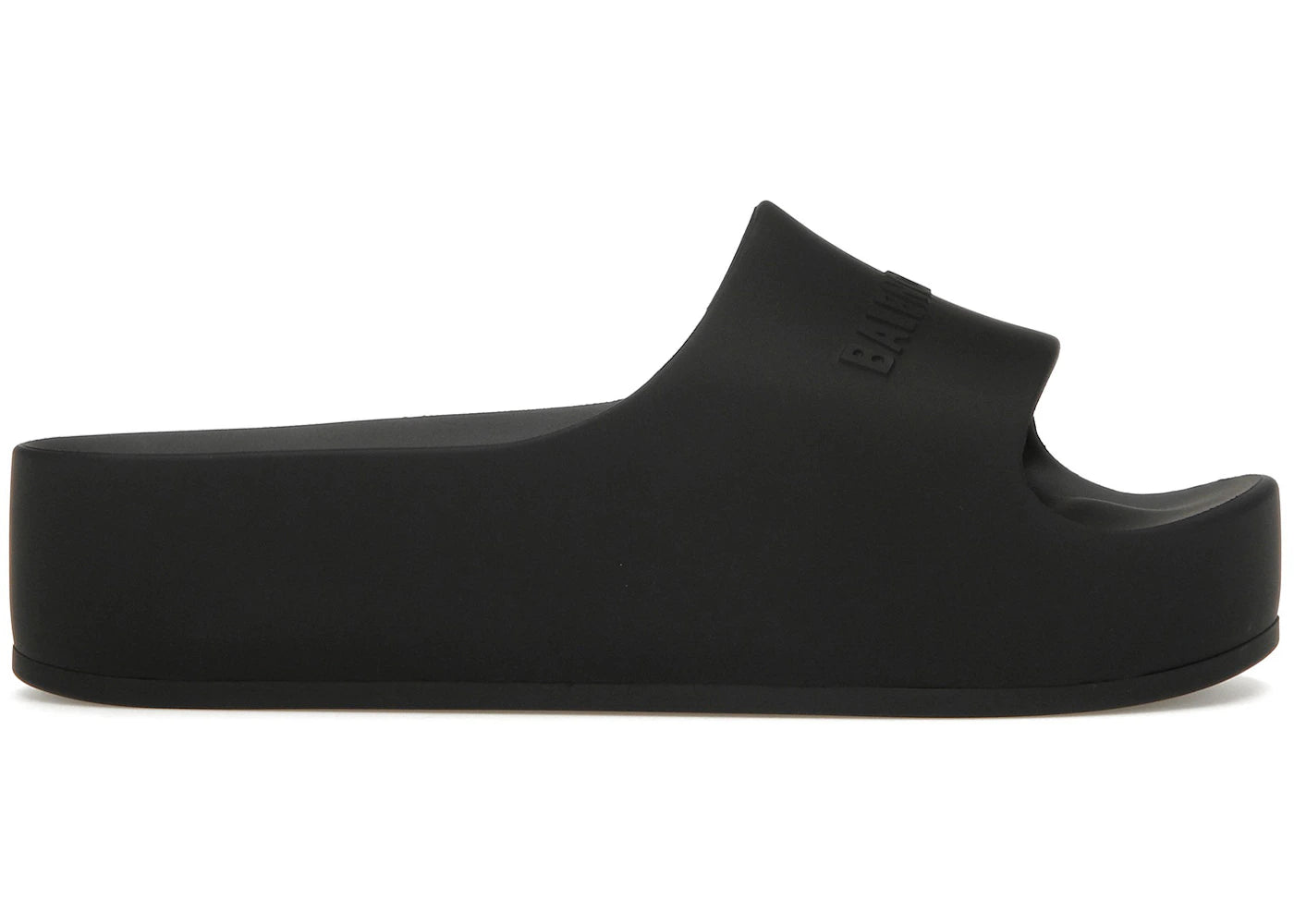 balenciaga chunky slide black (women's)
