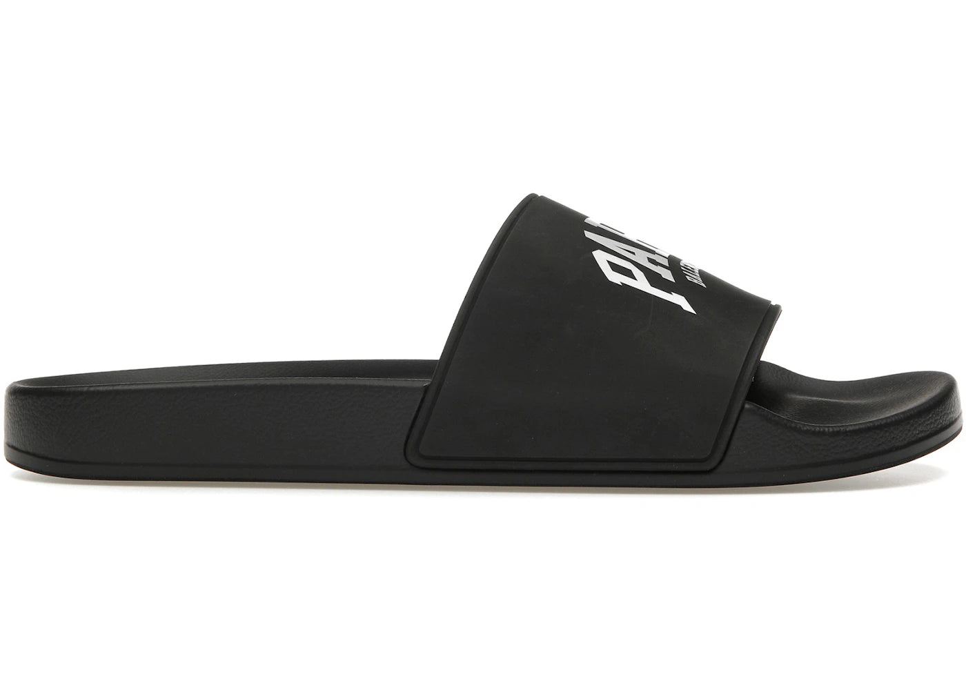 balenciaga city pool slide paris black