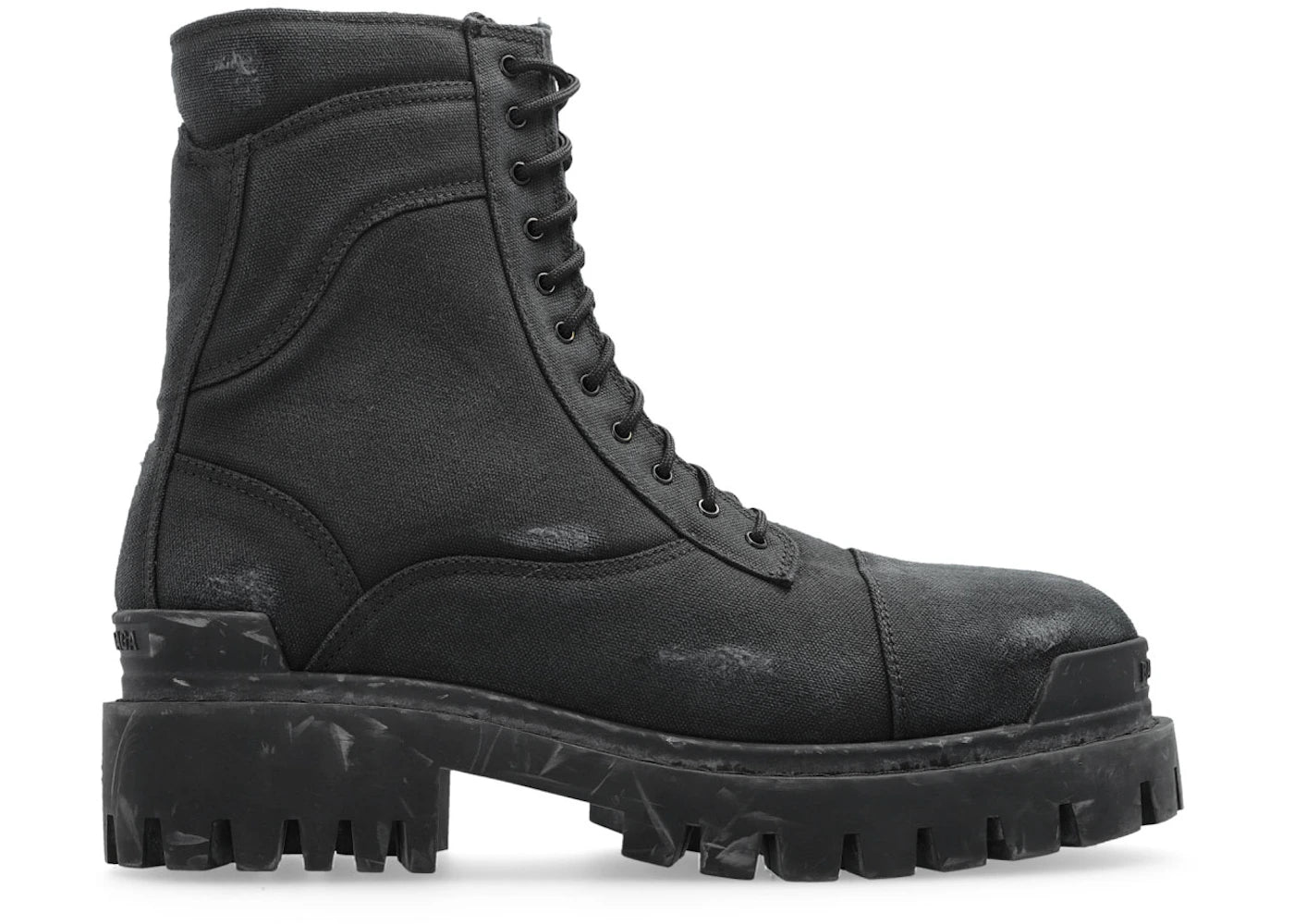 Balenciaga Combat Strike 20Mm Boot Black