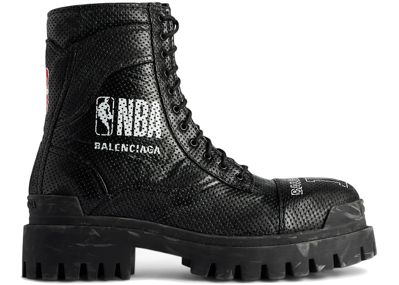 Balenciaga Combat Strike Boot Nba Black