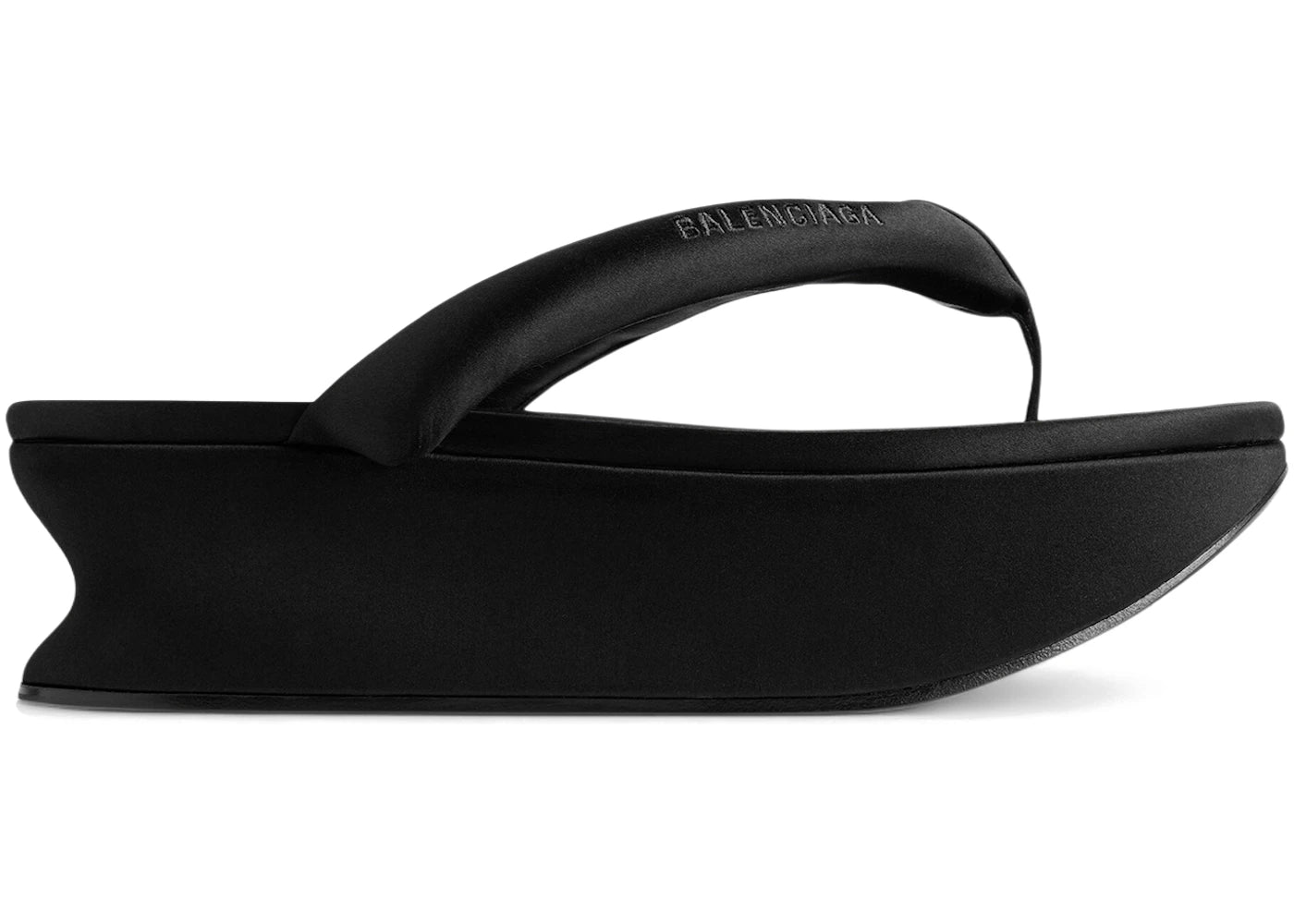 Balenciaga Gaeta Thong Sandal Black (Women'S)