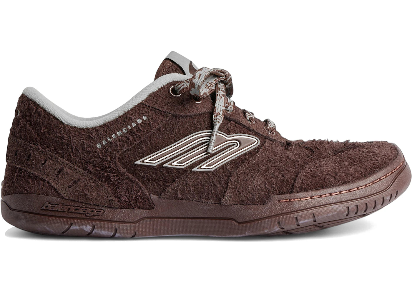 Balenciaga Hamptons Sneaker Worn-Out Dark Brown Grey