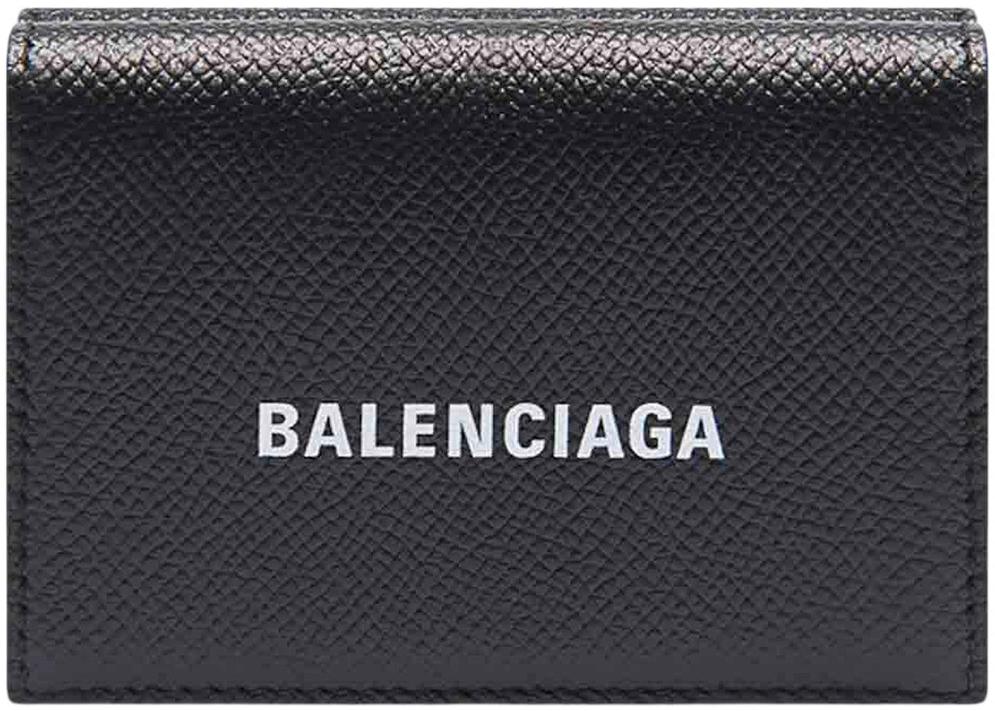 Balenciaga Men'S Cash Wallet Mini Black/White
