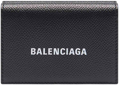 Balenciaga Men'S Cash Wallet Mini Black/White