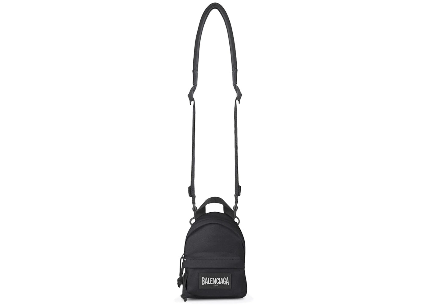 Balenciaga Oversized Crossbody Backpack Mini Black