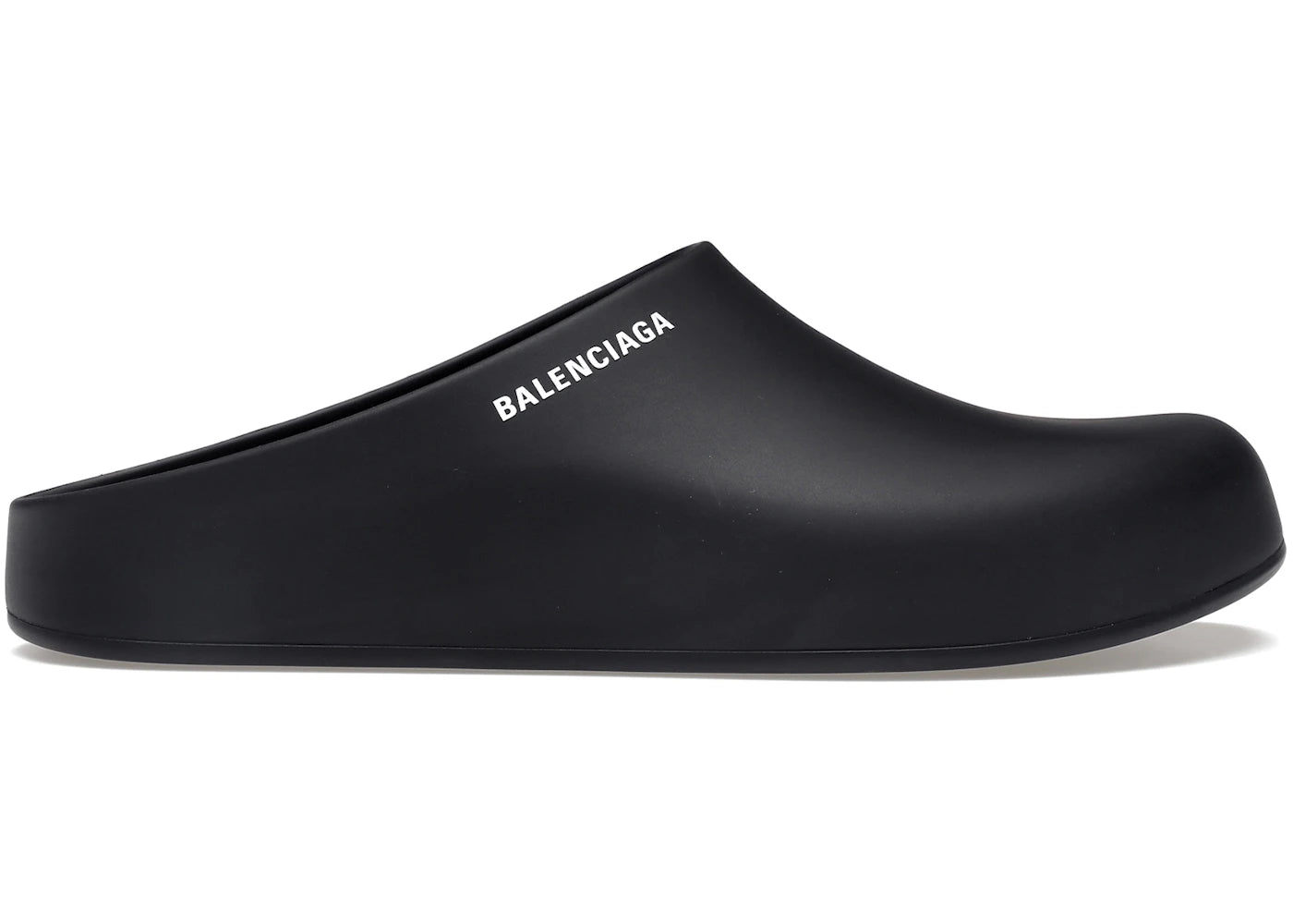 balenciaga pool closed slide black
