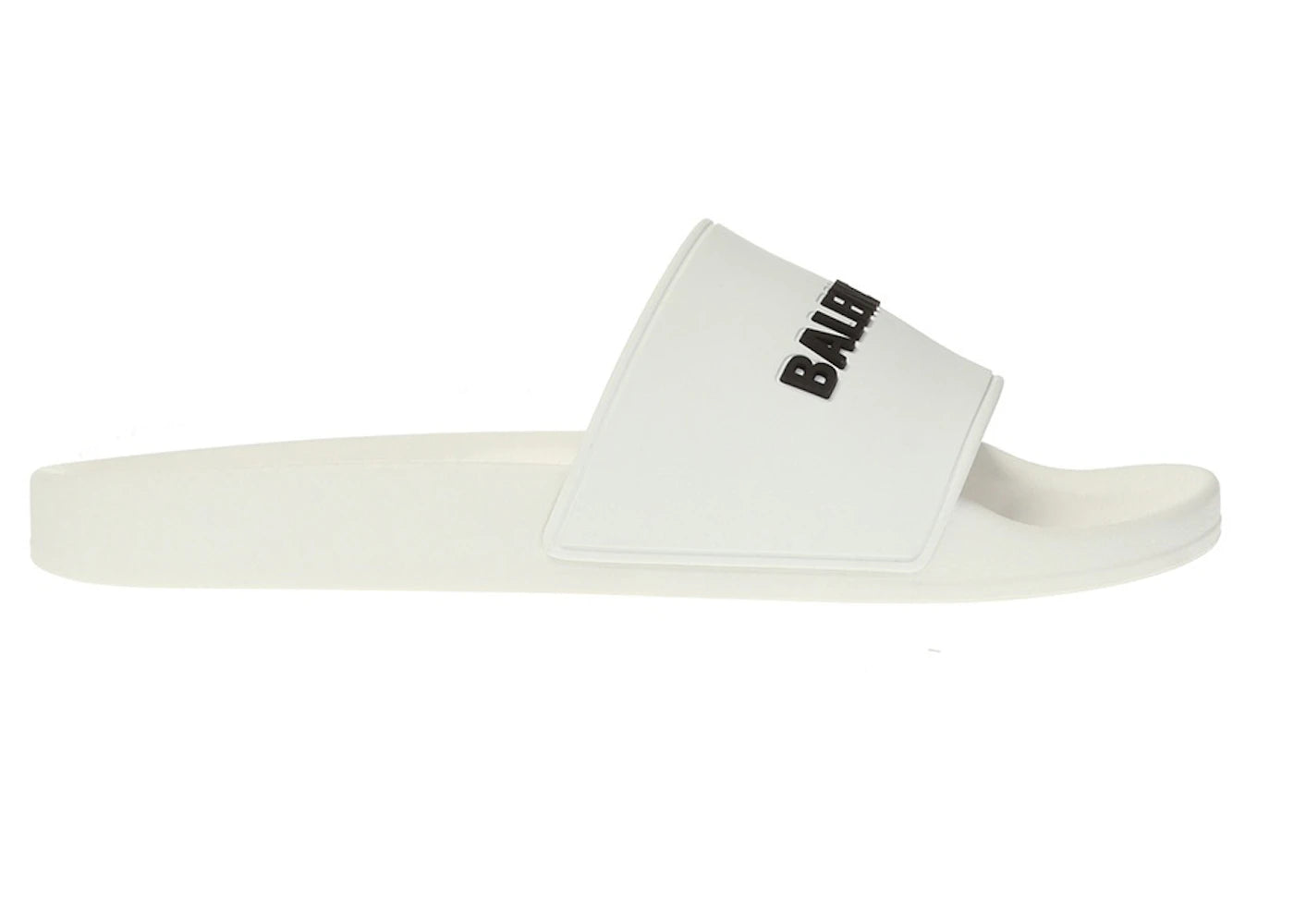 balenciaga pool slide white