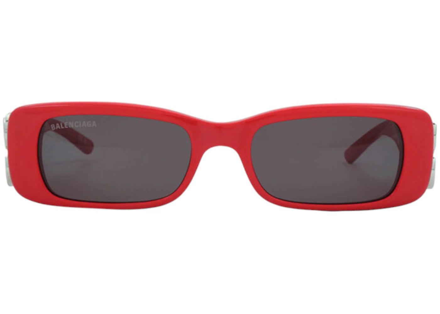 Balenciaga Rectangle Sunglasses Red Bb0096S 015