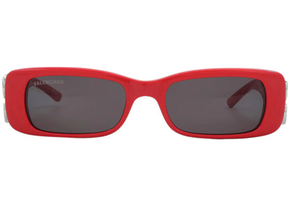Balenciaga Rectangle Sunglasses Red Bb0096S 015