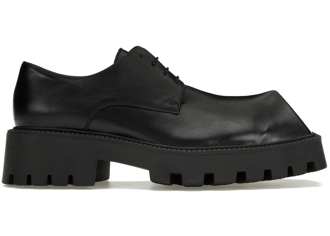 Balenciaga Rhino 25Mm Derby Black Calfskin