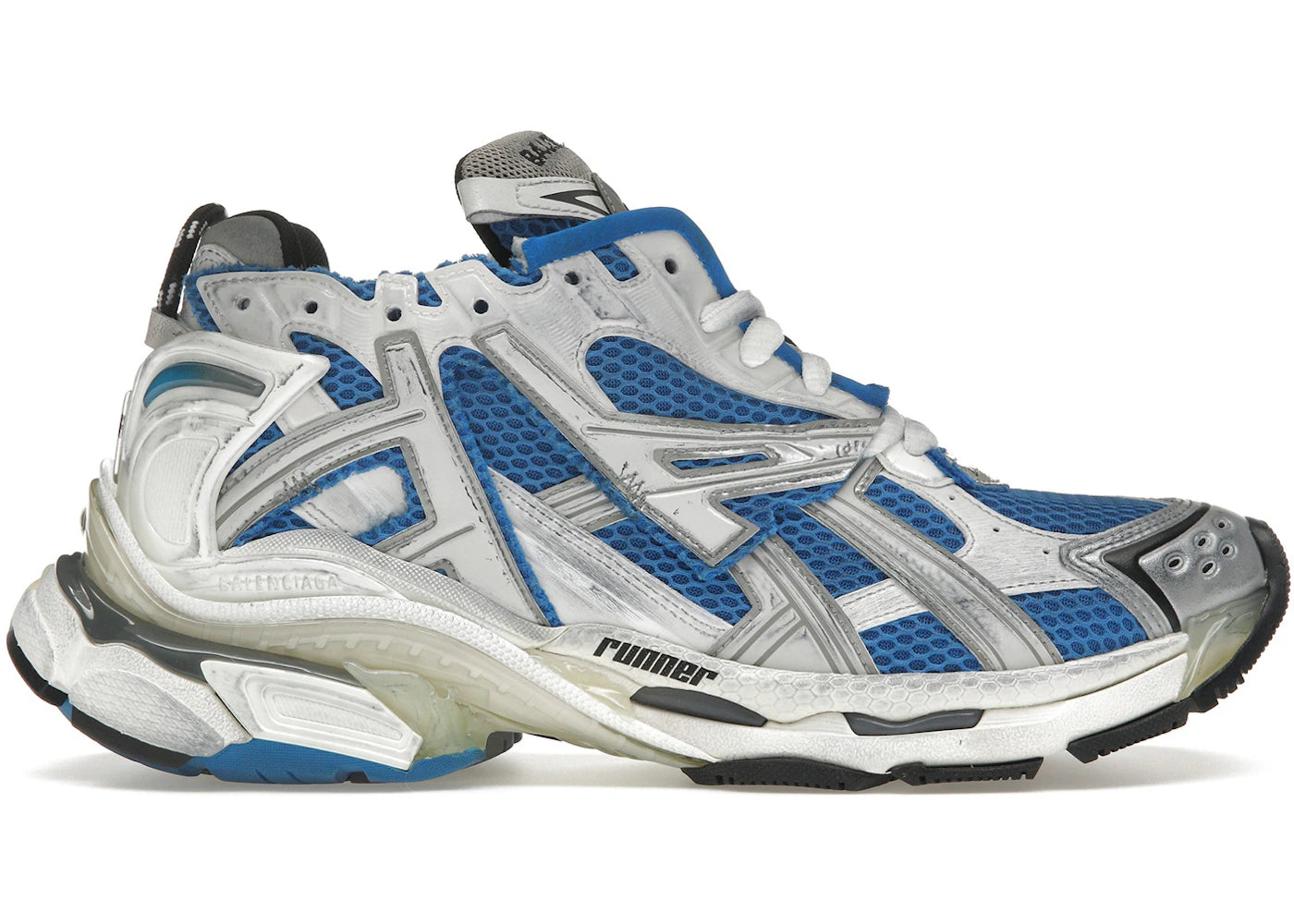 balenciaga runner blue white (women's)