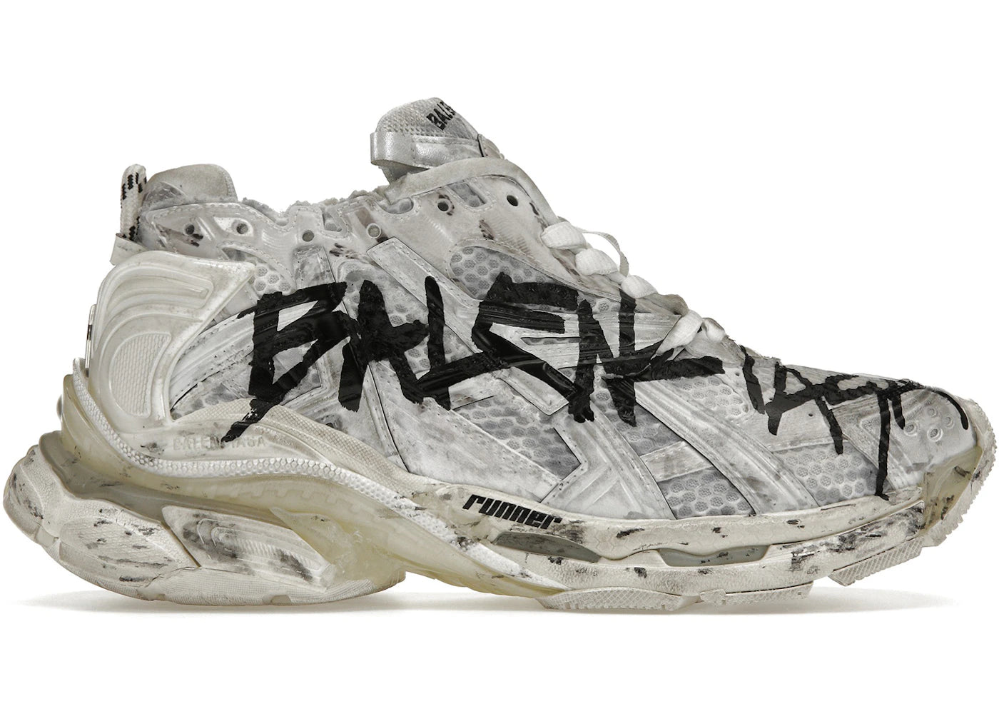 balenciaga runner graffiti white (women's)