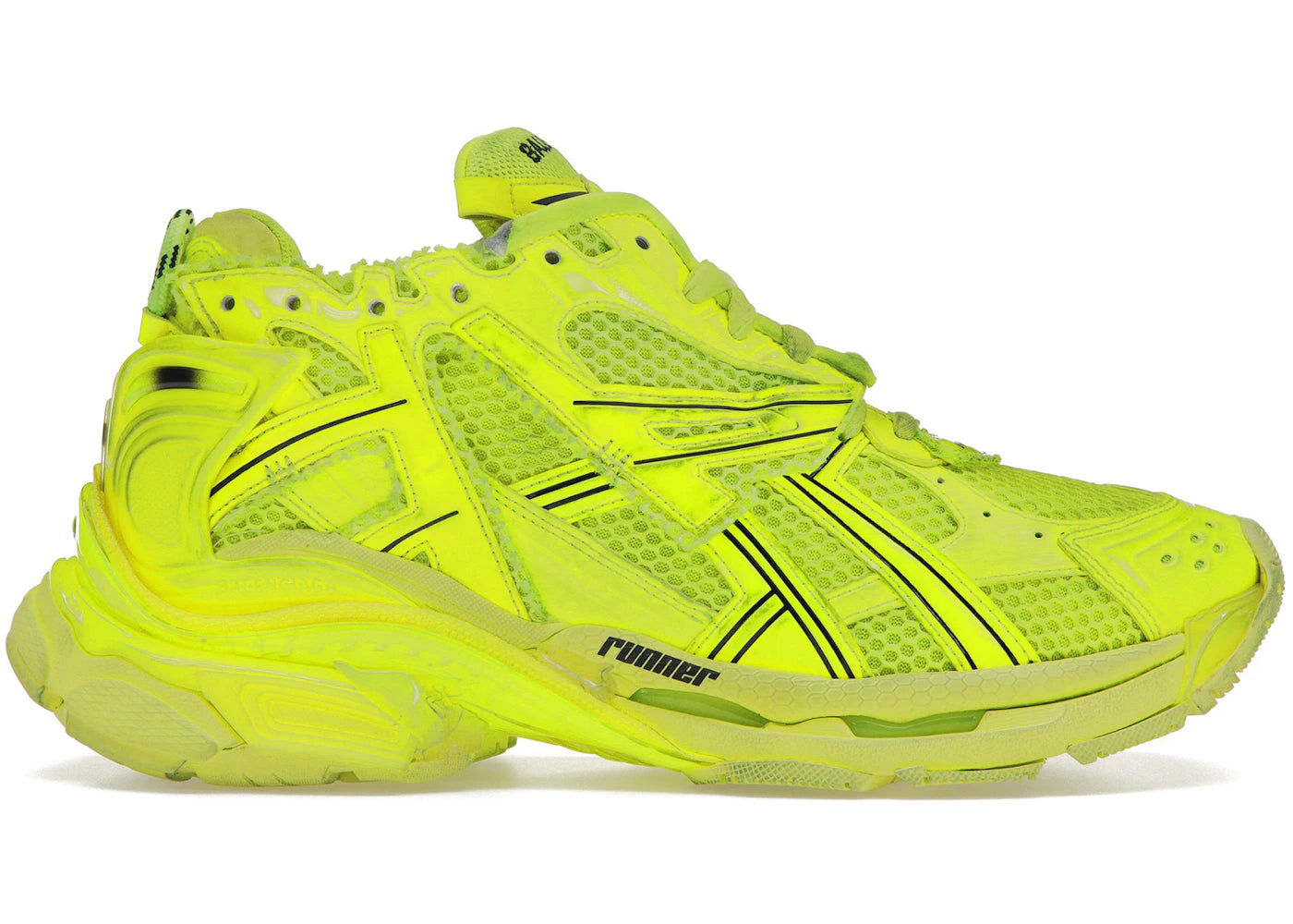 balenciaga runner fluorescent yellow