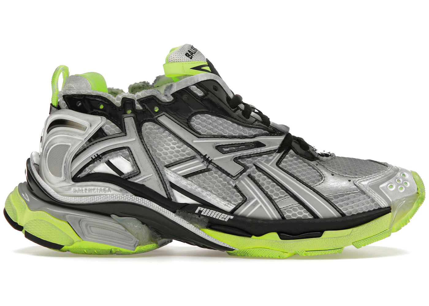 Balenciaga Runner White Neon Yellow
