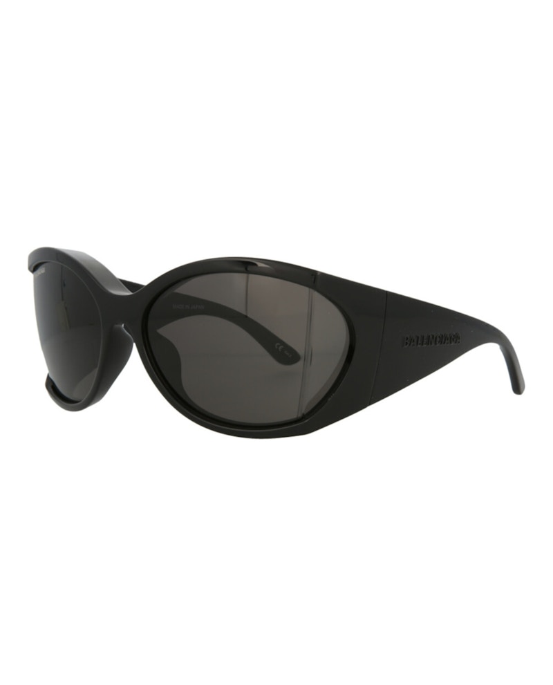 Balenciaga Shield Sunglasses Black/Black/Grey (Bb0154S-30011244-001)