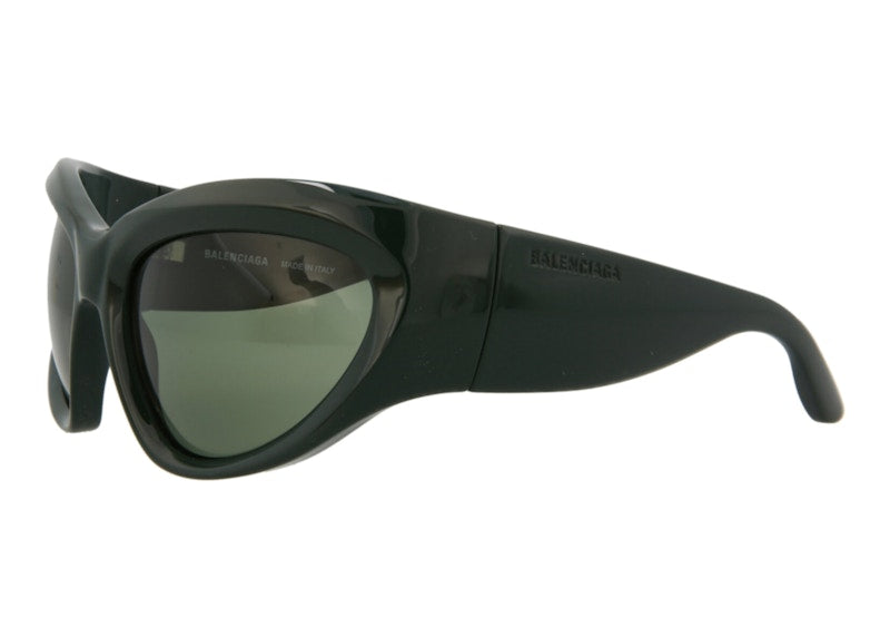 Balenciaga Shield Sunglasses Green/Green (Bb0228S-30013403-002)