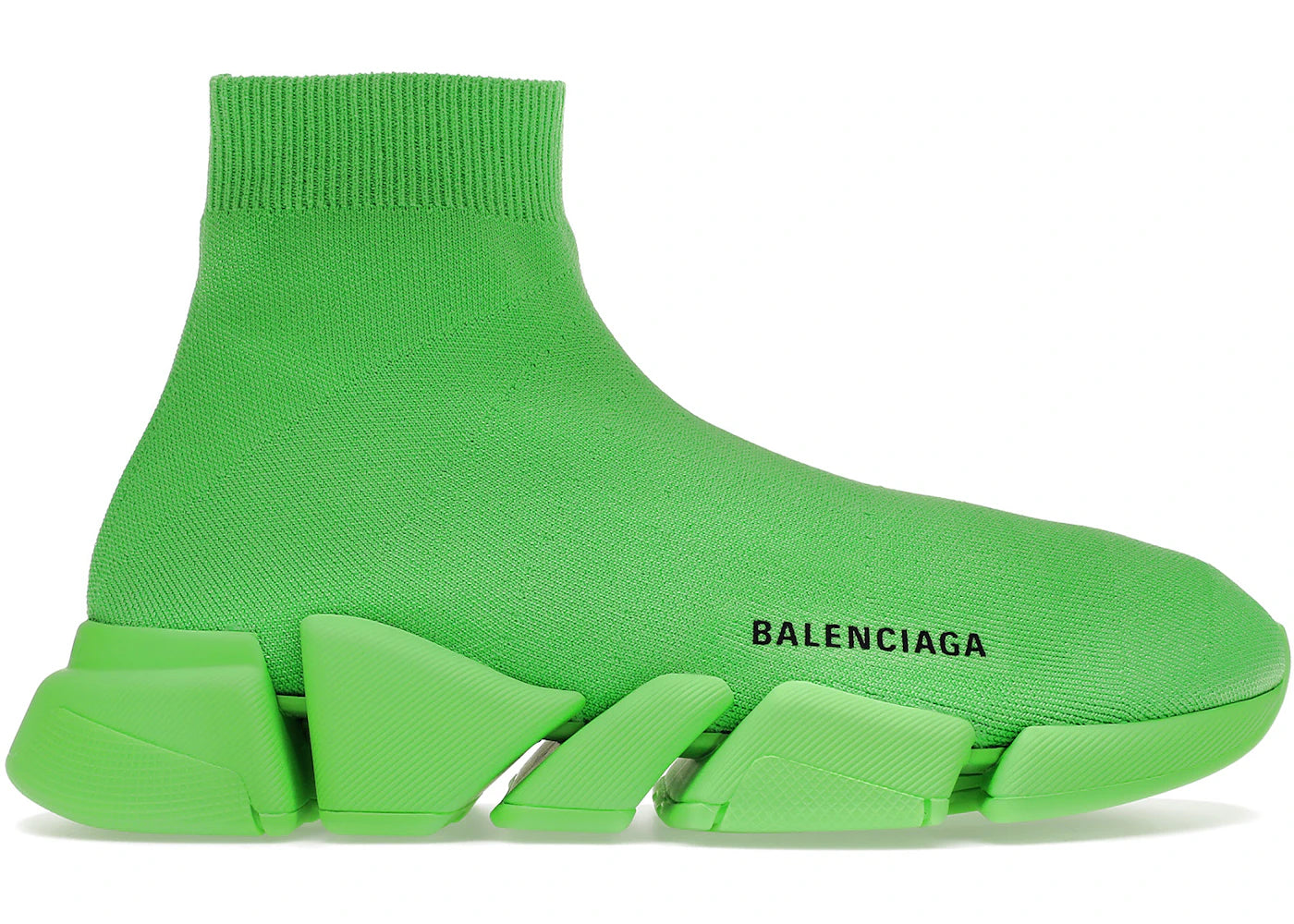 balenciaga speed 2.0 fluo green