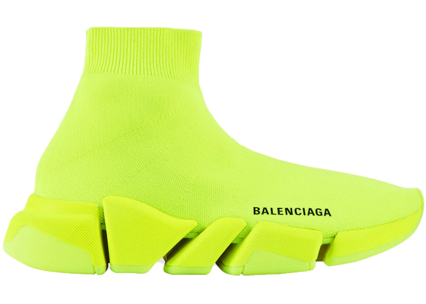 balenciaga speed 2.0 fluo yellow (women's)