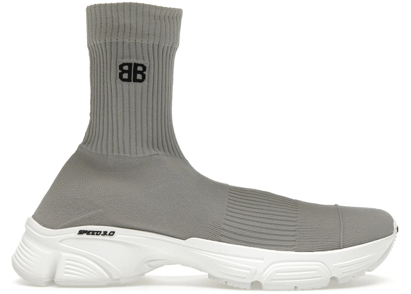balenciaga speed 3.0 grey white