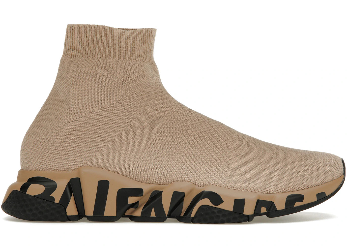 balenciaga speed beige black