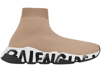Balenciaga Speed Graffiti Beige (Women'S)