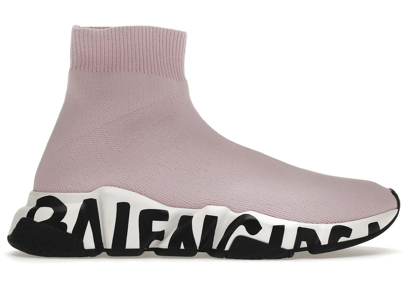 balenciaga speed graffiti pink black (women's)