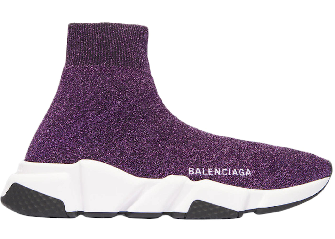 balenciaga speed purple lurex (women's)