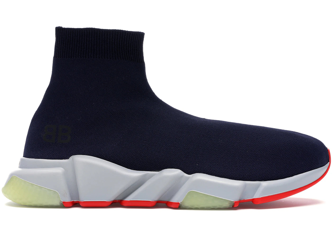 balenciaga speed trainer blue orange
