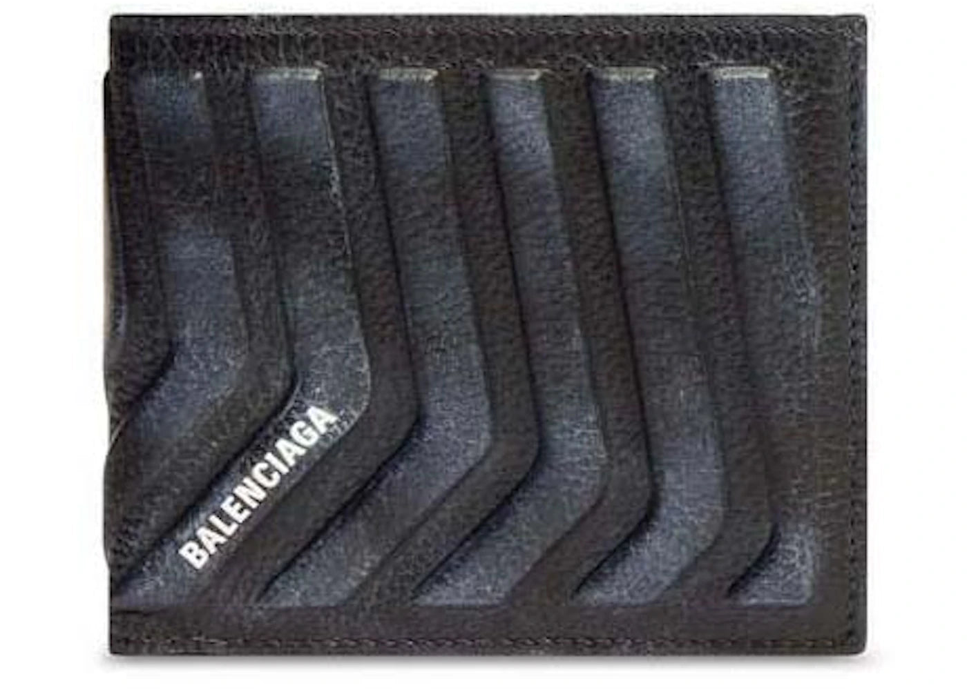 Balenciaga Square Folded Wallet Black