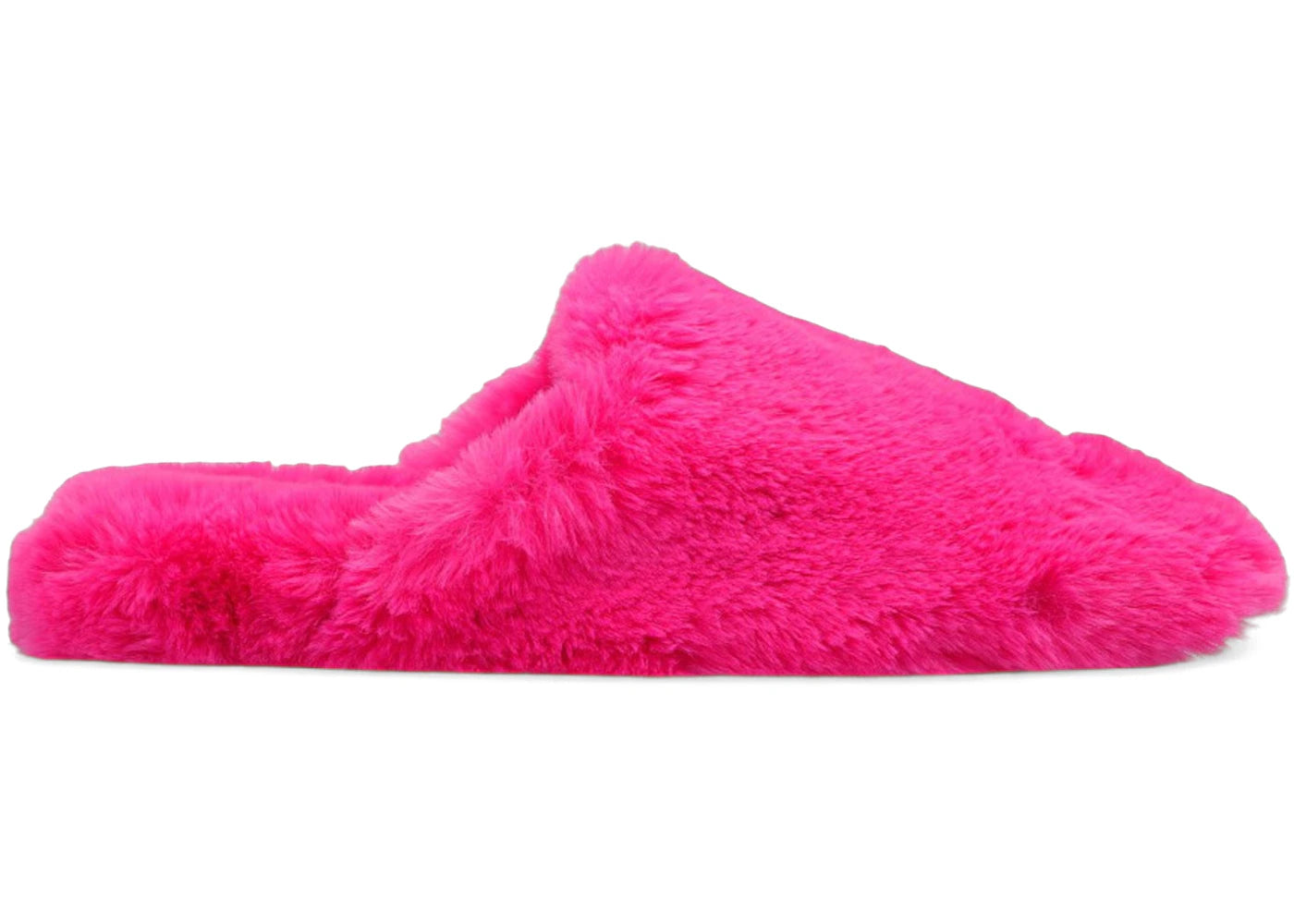 Balenciaga Teddy Mule Pink Soft Fake Fur (Women'S)