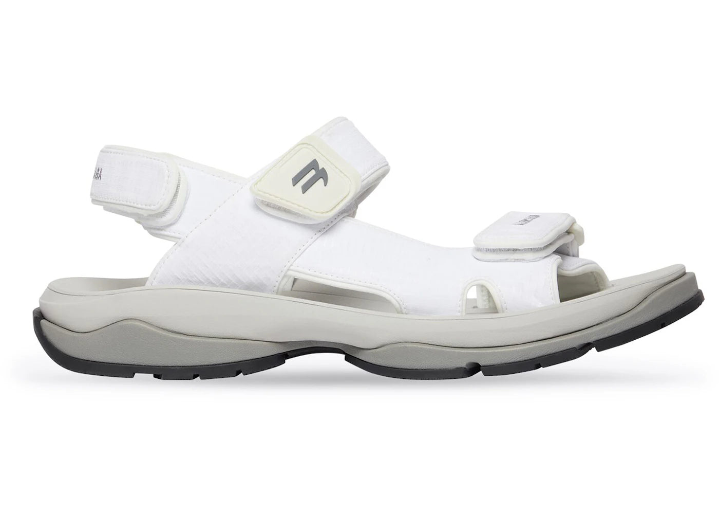 Balenciaga Tourist Sandal White Grey