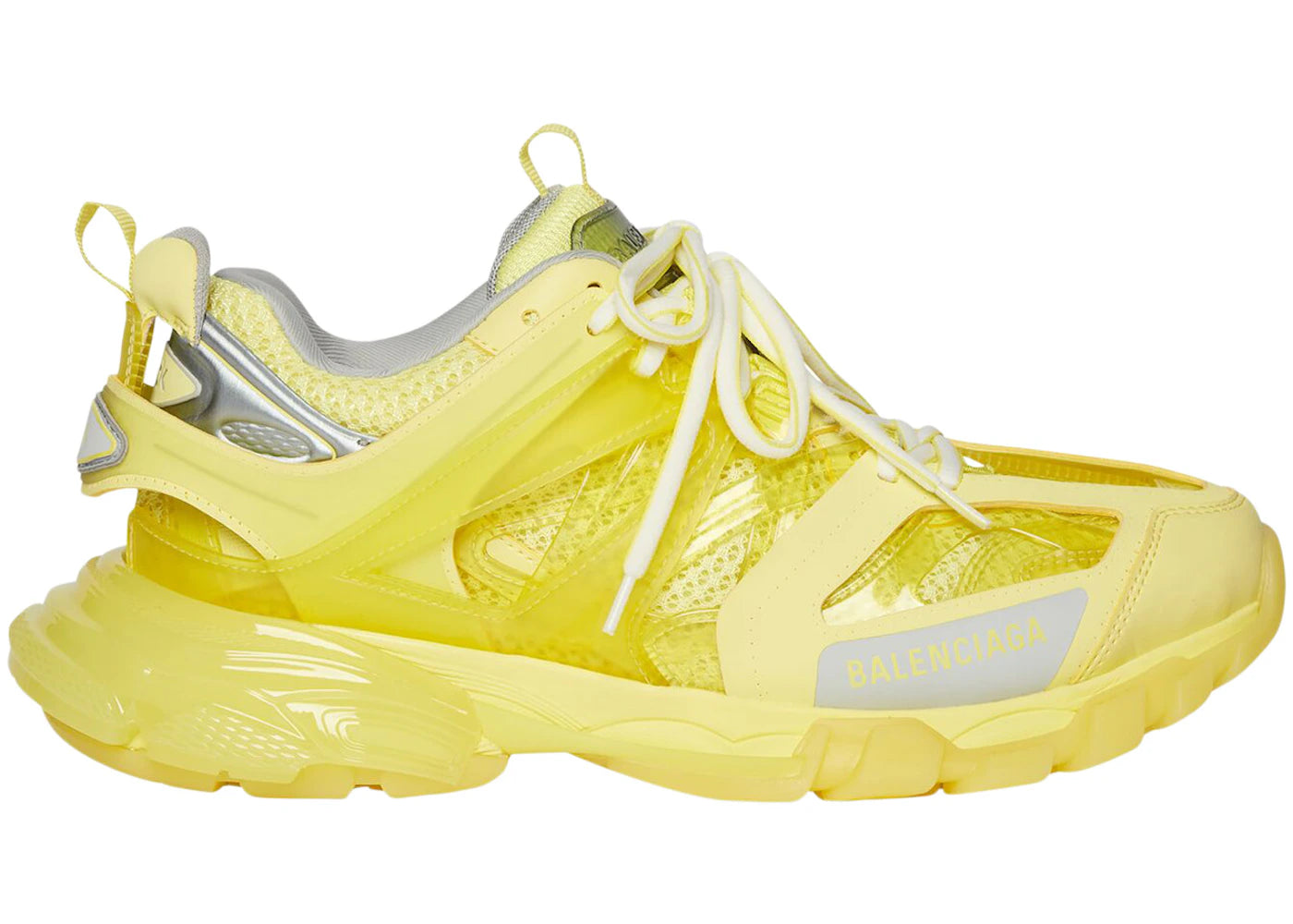 balenciaga track clear sole yellow