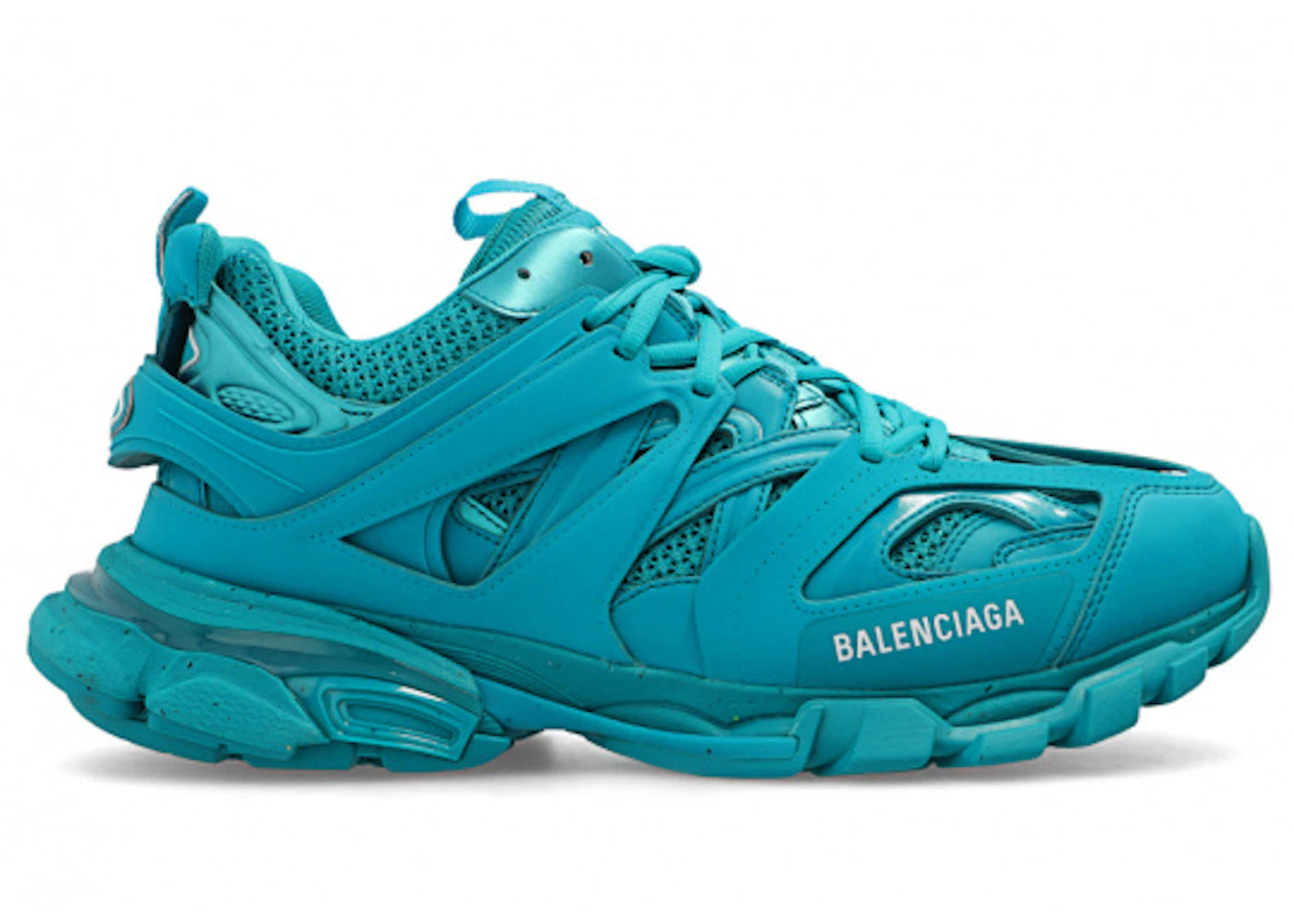 balenciaga track dark turquioise