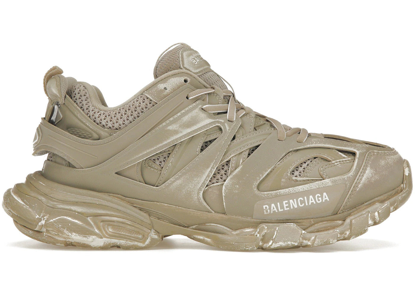 balenciaga track faded beige