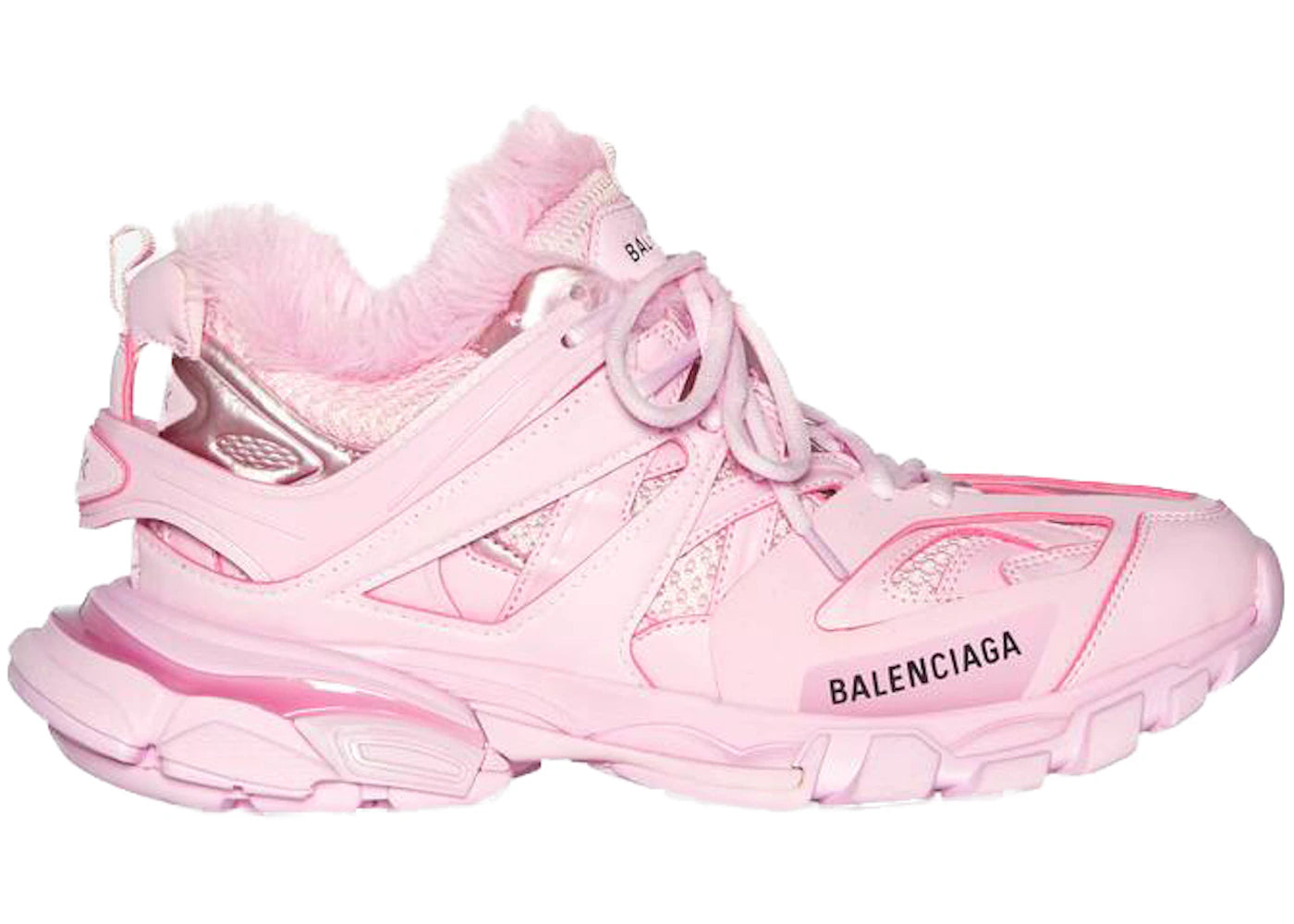 Balenciaga Track Fake Fur Pink (Women'S)