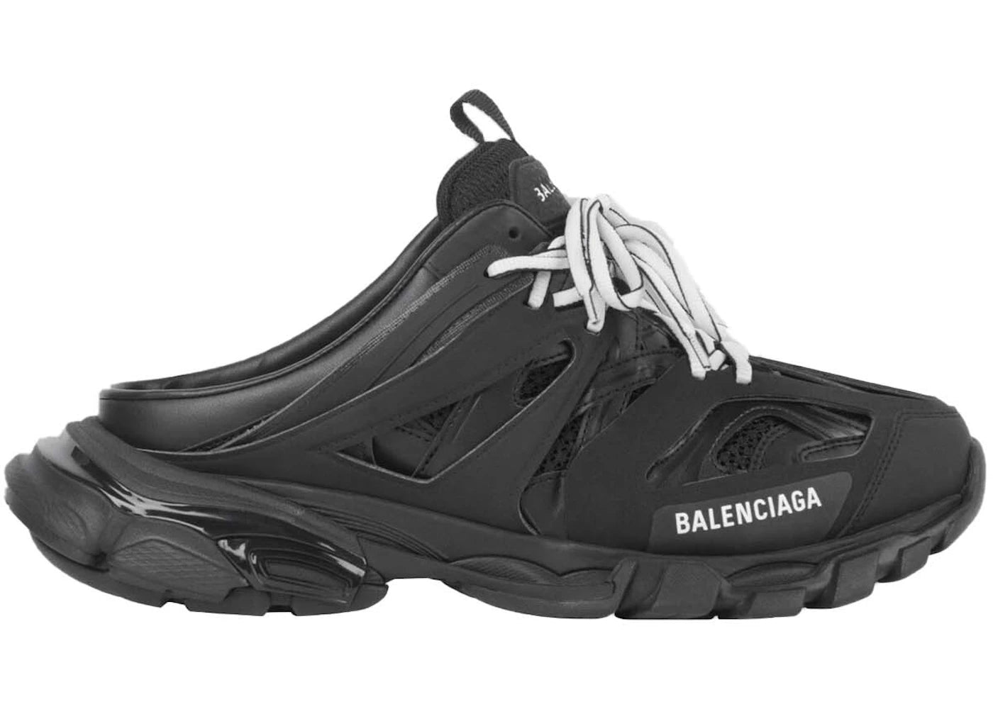 balenciaga track mule black