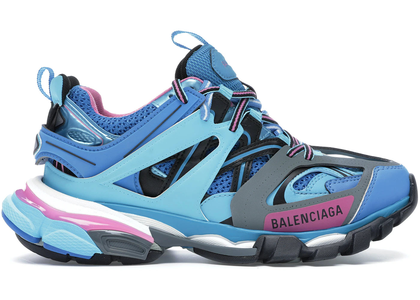 balenciaga track runners blue (women's)