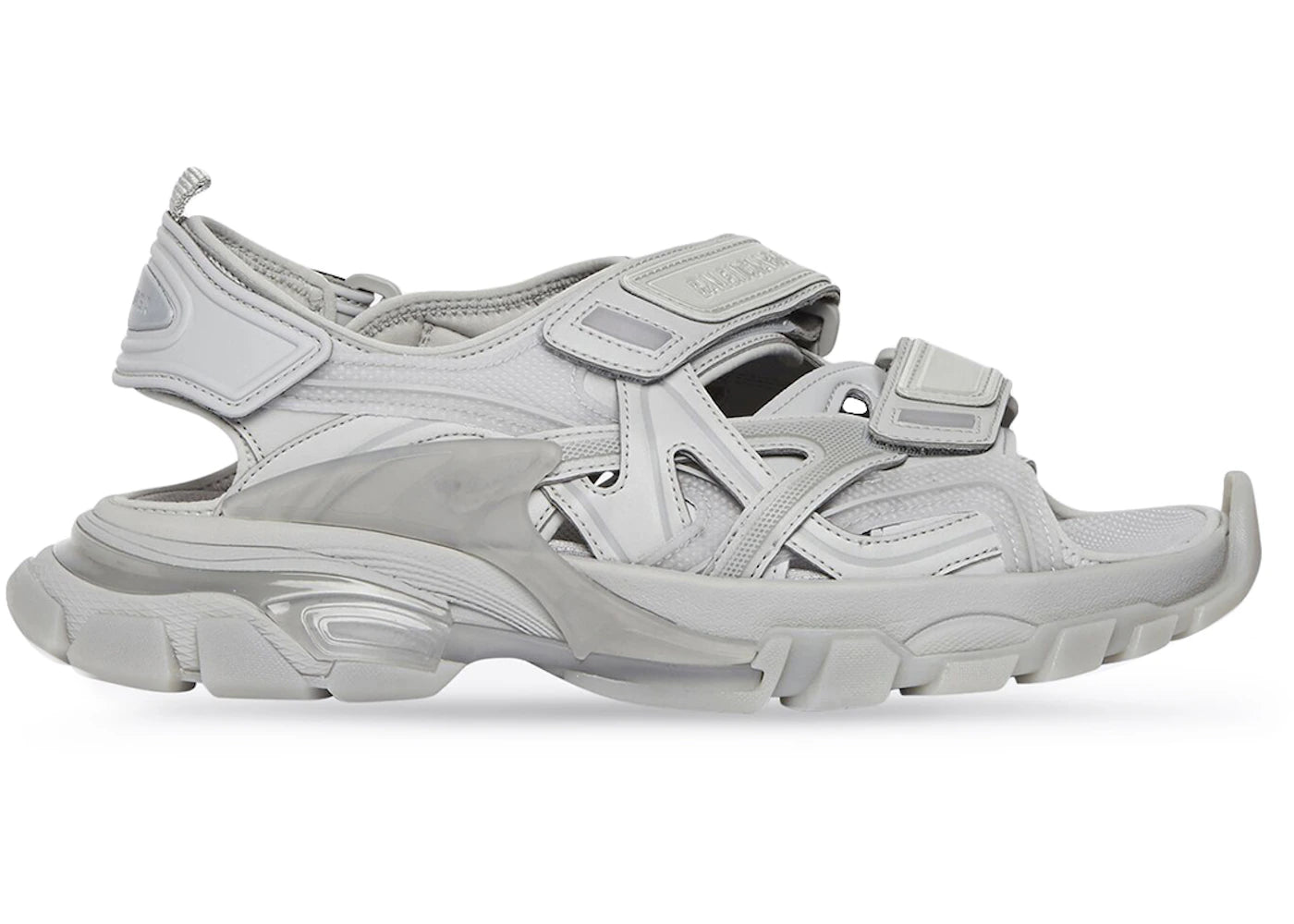 balenciaga track sandal clear sole gray (women's)