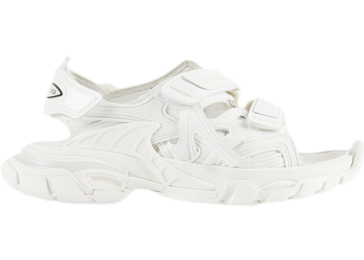 balenciaga track sandal white (women's)