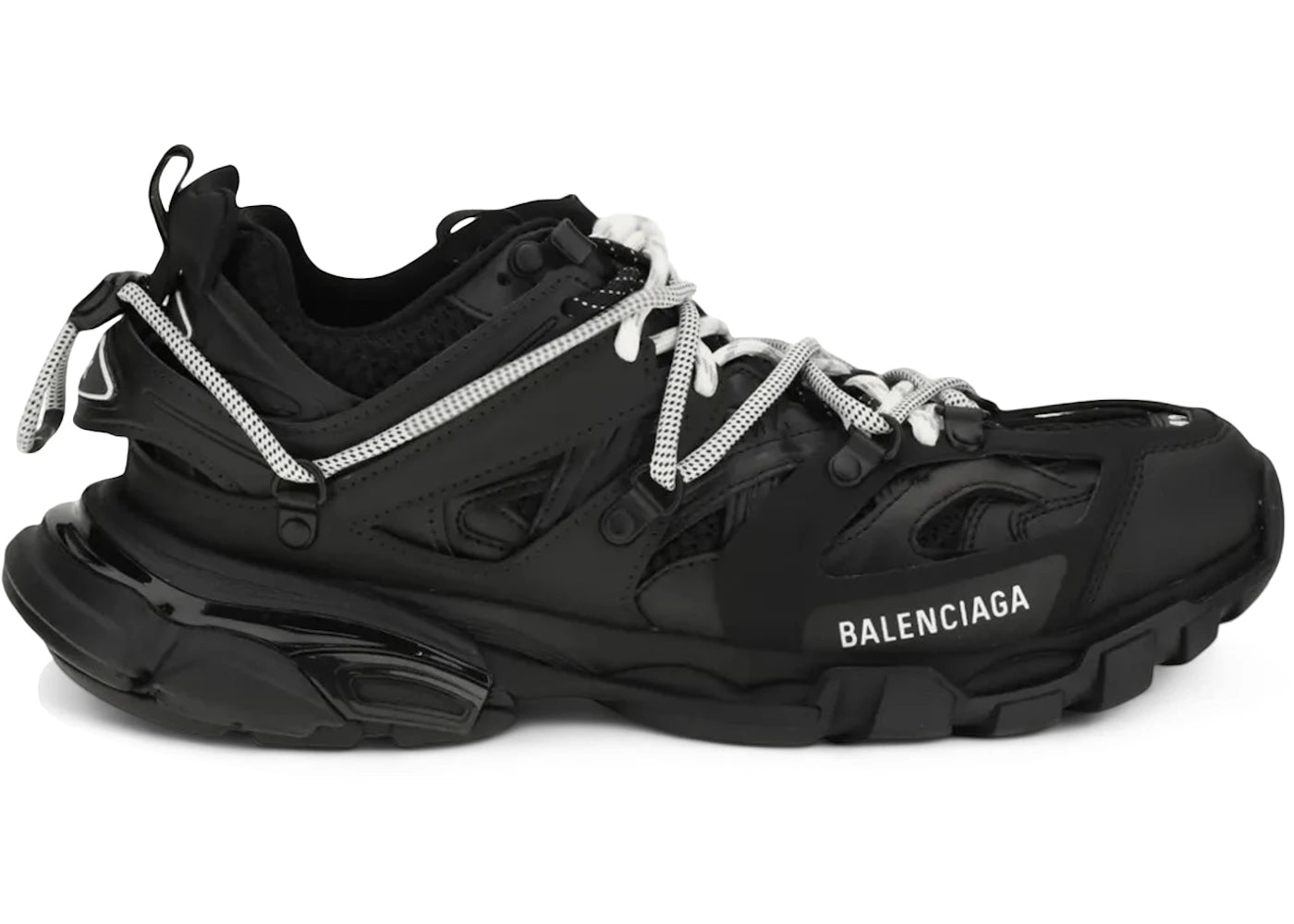 Balenciaga Track Trail Laces Black White