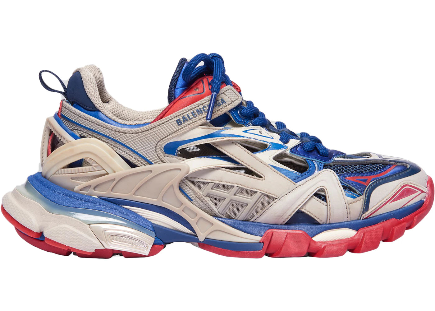 Balenciaga Track.2 Beige Blue Red (Women'S)