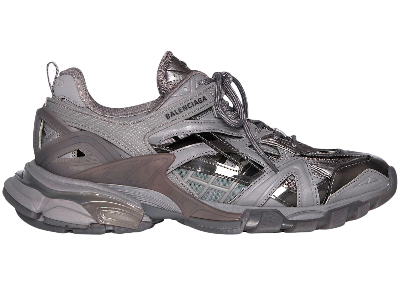 Balenciaga Track.2 Clear Sole Grey