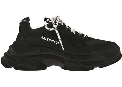 Balenciaga Triple S Black White Lace (Women'S)