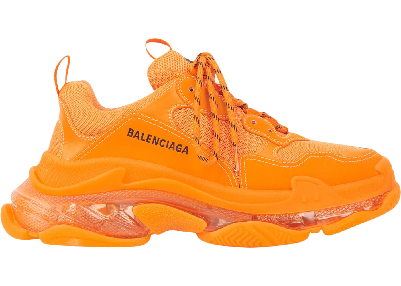 Balenciaga Triple S Clear Sole Orange (Women'S)