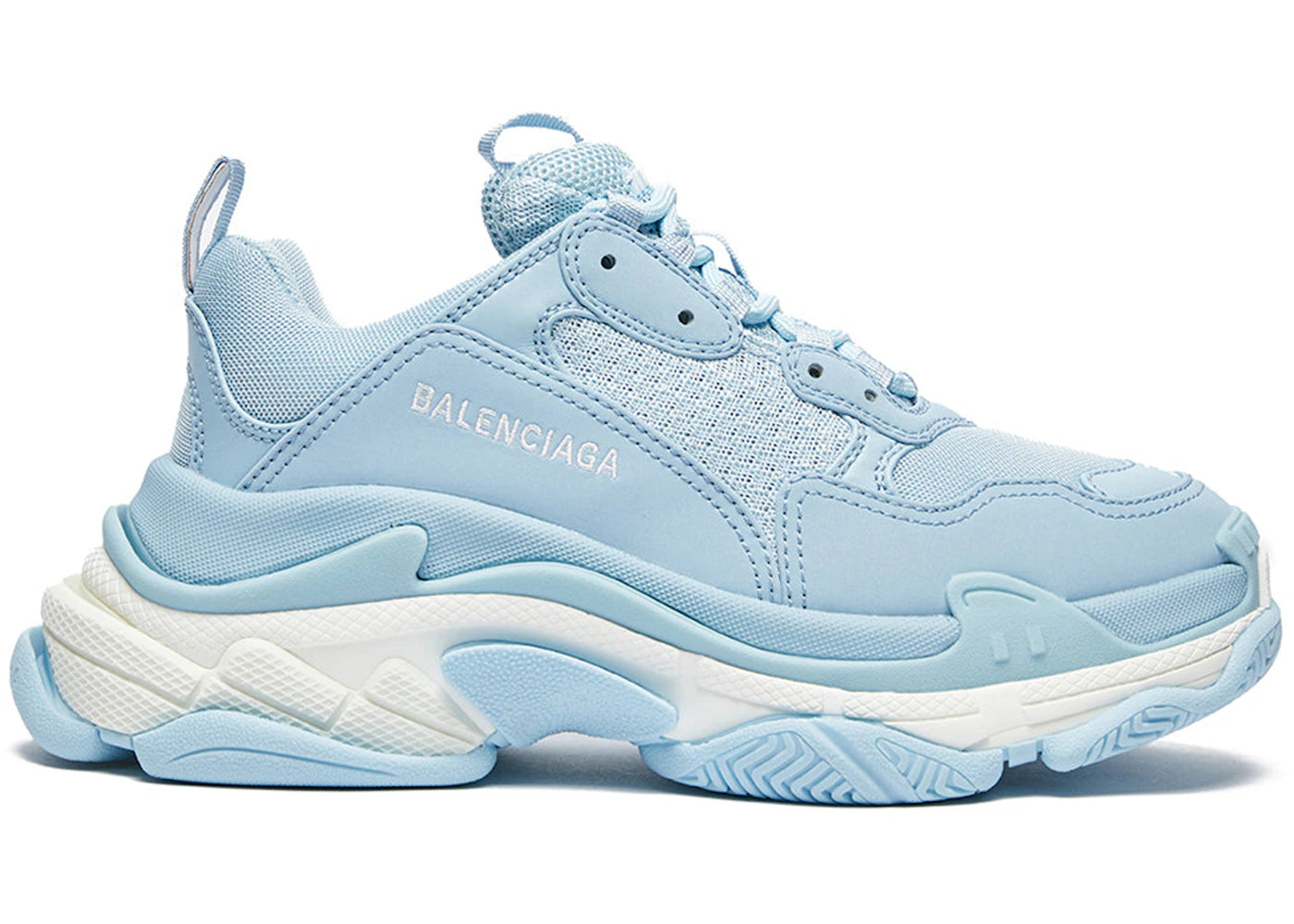 Balenciaga Triple S Light Blue White (Women'S)