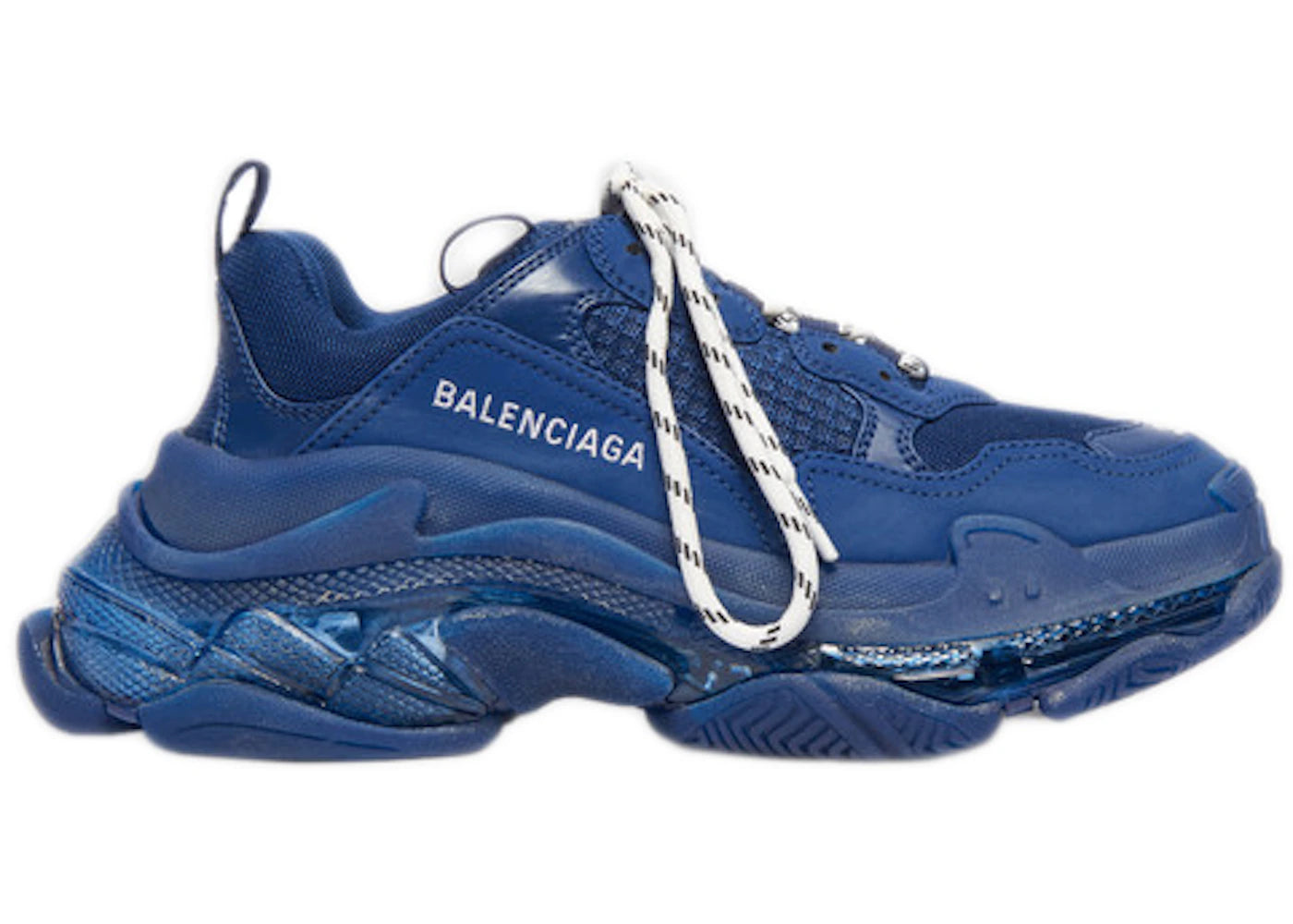 Balenciaga Triple S Clear Sole Navy (Women'S)