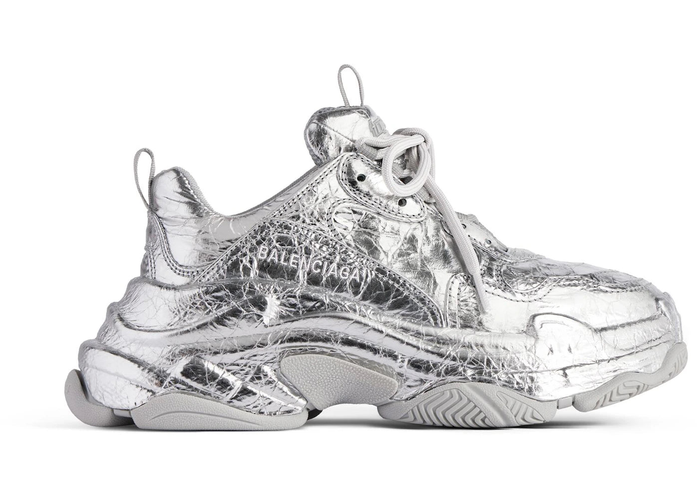 Balenciaga Triple S Silver Metallic