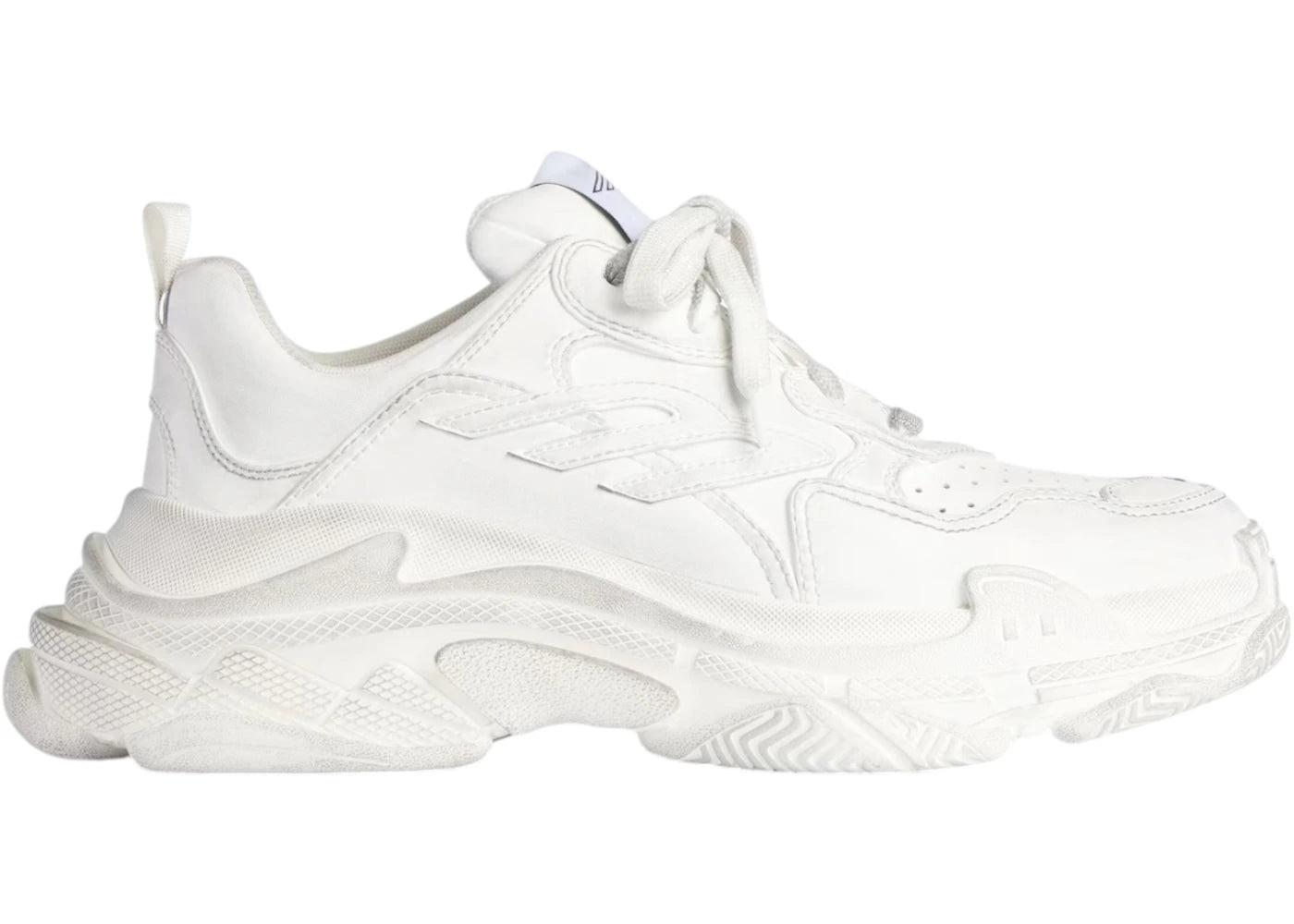 balenciaga triple s sporty white